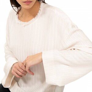 IRO OVERSIZED SILK blend MINIMALIST TOP